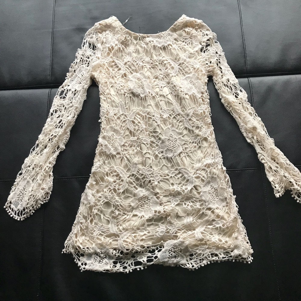 Lace mini dress